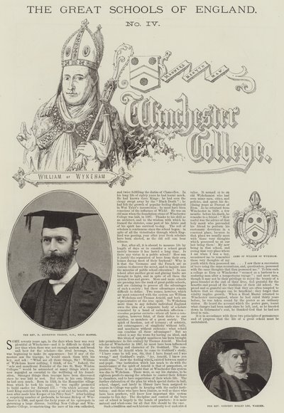 Winchester College af English Photographer