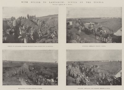 Med Buller til Ladysmith, Scener på Tugela af English Photographer