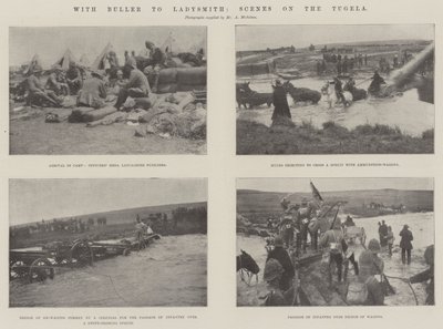 Med Buller til Ladysmith, Scener på Tugela af English Photographer