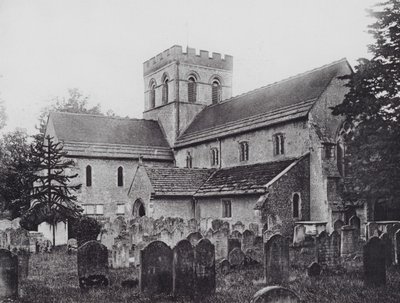 Worthing: Broadwater Church (s/h foto) af English Photographer