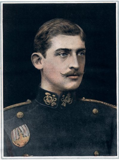 Portræt af Ferdinand af Rumænien (1865-1927), konge af Rumænien. af English Photographer English Photographer