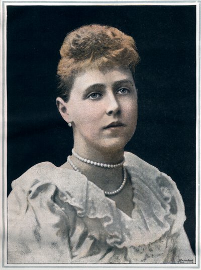Portræt af Marie af Rumænien (Marie Alexandra Victoria, tidligere prinsesse Marie af Edinburgh) af English Photographer English Photographer