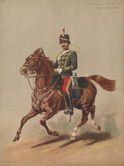 11. Prins Alberts Egne Husarer, Trooper, Review Order af English School
