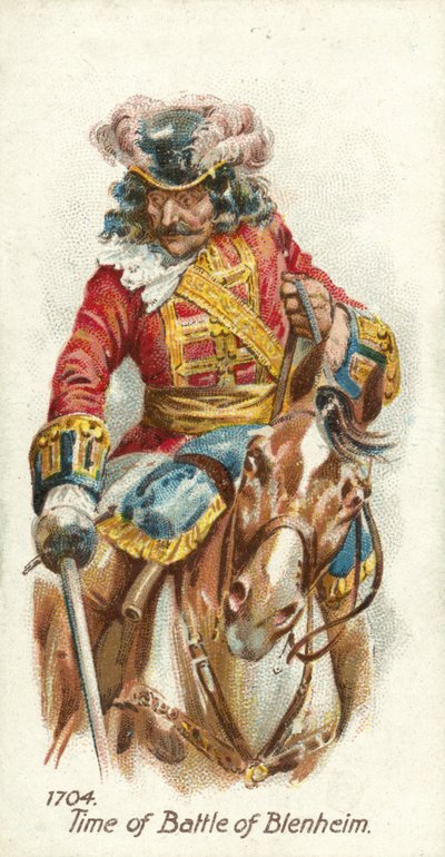 1704, tidspunktet for slaget ved Blenheim af English School