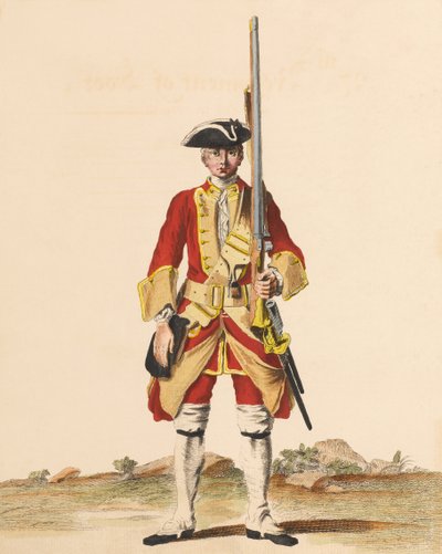 27. Regiment zu Fuß, ca. 1742 von English School