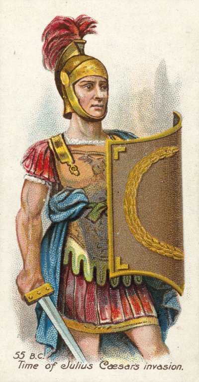 55 f.Kr., tidspunktet for Julius Cæsars invasion af English School