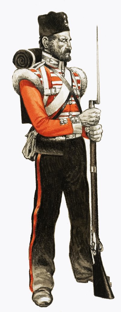 89. Fod menig 1854 Grenader af English School