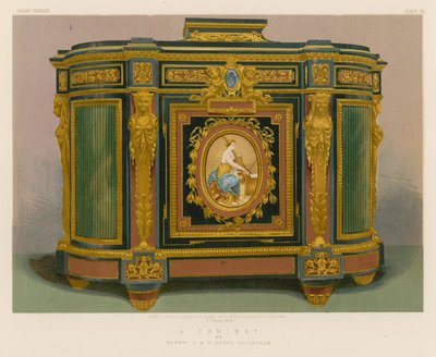 A Cabinet af Mrs J og T Scott, Edinburgh af English School