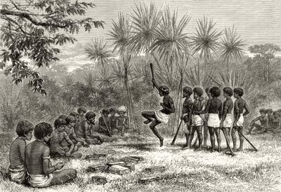 A Corroboree, ca. 1880, fra 