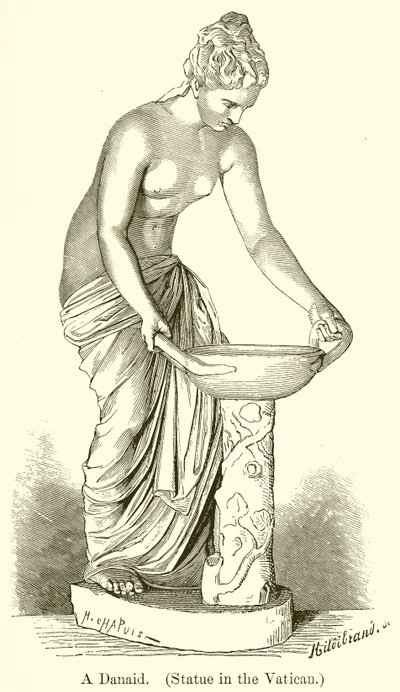 En danaid. (Statue i Vatikanet) af English School