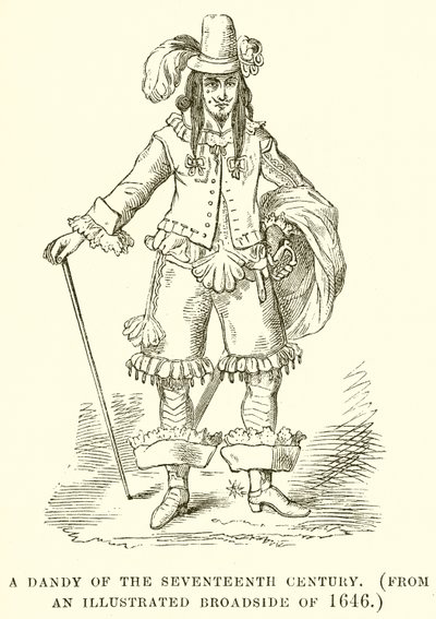 En dandy fra det syttende århundrede af English School