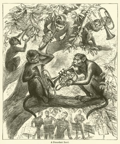 Et disharmonisk band (gravering) af English School