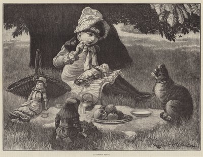 En havefest (gravering) af English School