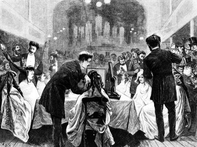 En frisørudstilling, 1872 af English School