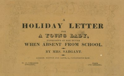 Et feriebrev af English School