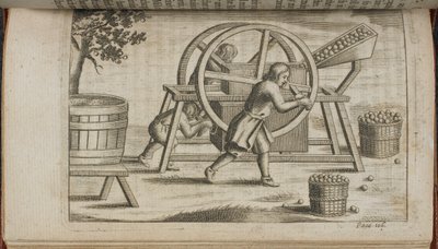En maskine til at presse frugt, illustration fra 