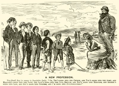 Et nyt erhverv (gravering) af English School