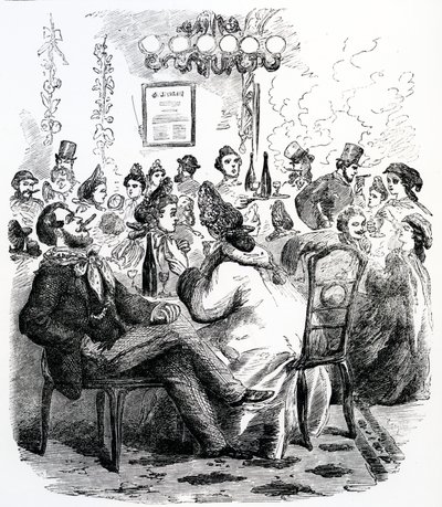 Et nathus på Haymarket af English School