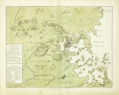 En plan for byen og havnen i Boston og det tilstødende land" af English School