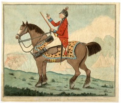 "Et portræt" [George Washington] af English School