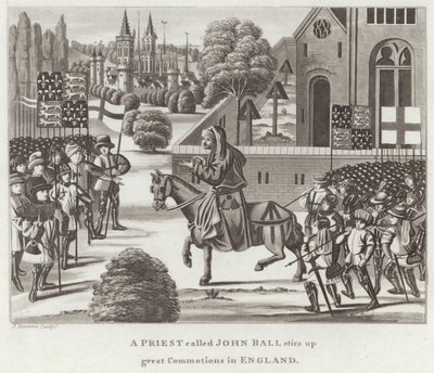 En præst ved navn John Ball vækker store tumult i England af English School