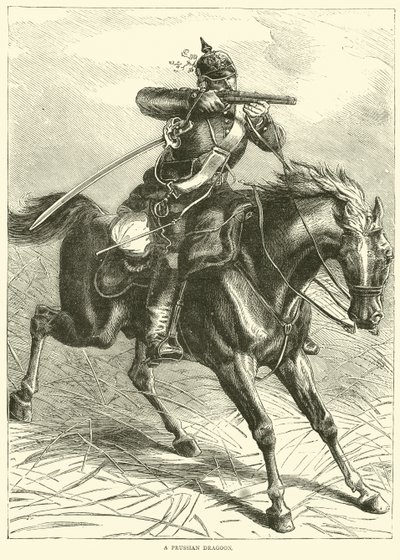 En preussisk dragon, september 1870 af English School