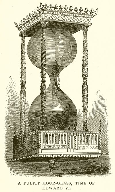 Et prædikestolstimeglas, Edward VI
