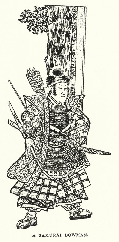 Ein Samurai-Bogenschütze von English School