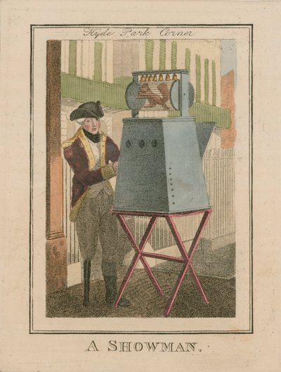 A Showman, Hyde Park Corner af English School
