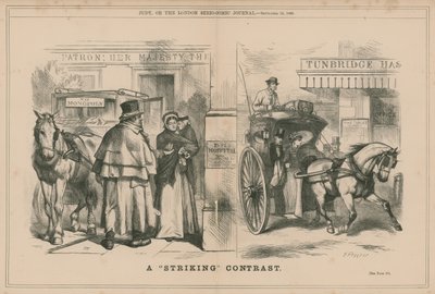 En slående Kontrast af English School