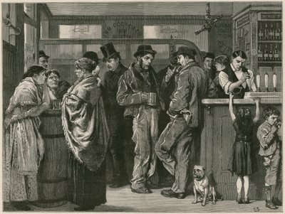 En søndag eftermiddag i et ginpalads, hentet fra livet af English School