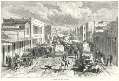 En by på sletterne (kobberstik) af English School