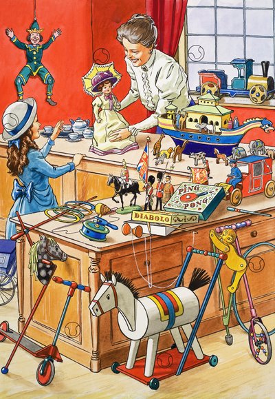 En legetøjsbutik af English School