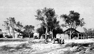 A Village on the Darling Downs, Queensland, Australien, fra 