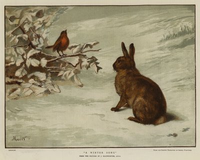 En vintersang (chromolitho) af English School