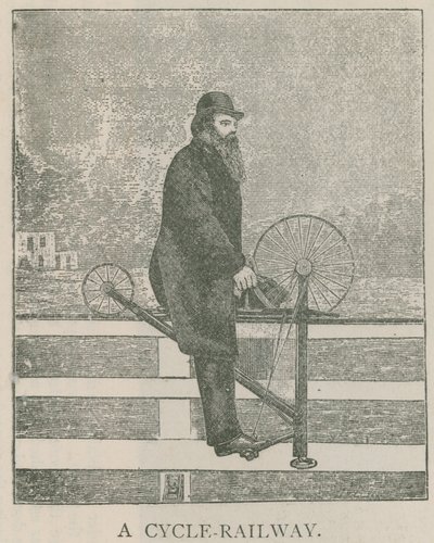 Ein Fahrradbahn in Smithfield, USA von English School