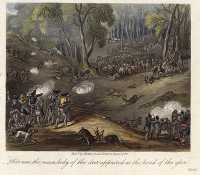 En hjortejagt af English School