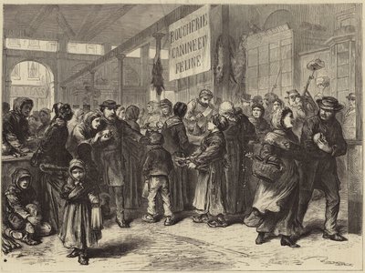 En hunde- og katteslagter i Paris af English School