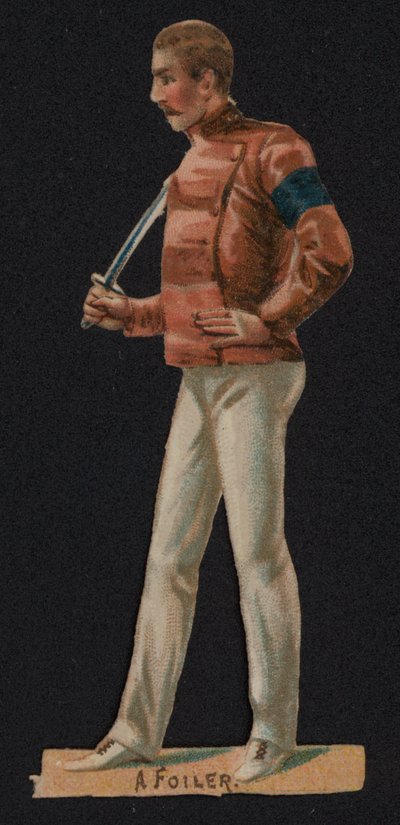 En foiler, fægter (chromolitho) af English School