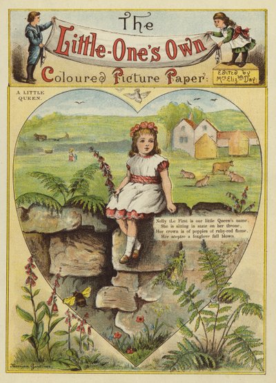 En lille dronning (chromolitho) af English School