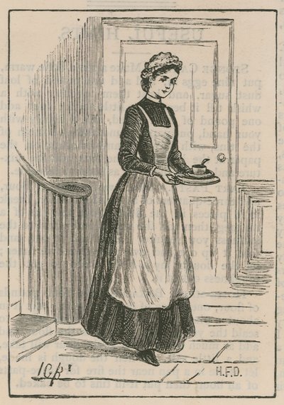 En sygeplejerske på det nye Kvindehospital af English School