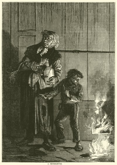 En petroleuse, april 1871 af English School