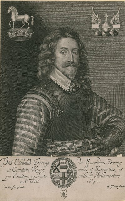 Et portræt af Sir Edward Dering af English School