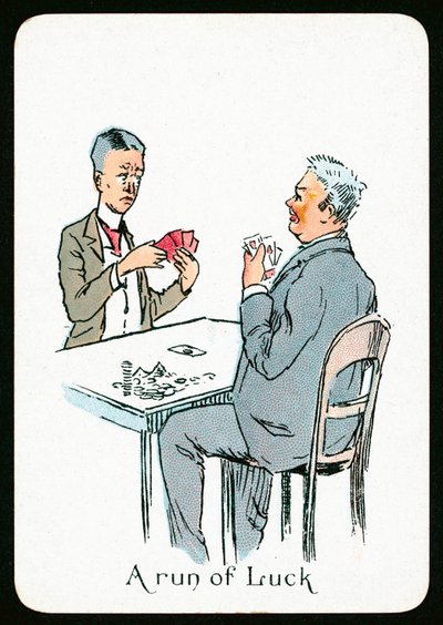 A run of Luck (farve litho) af English School