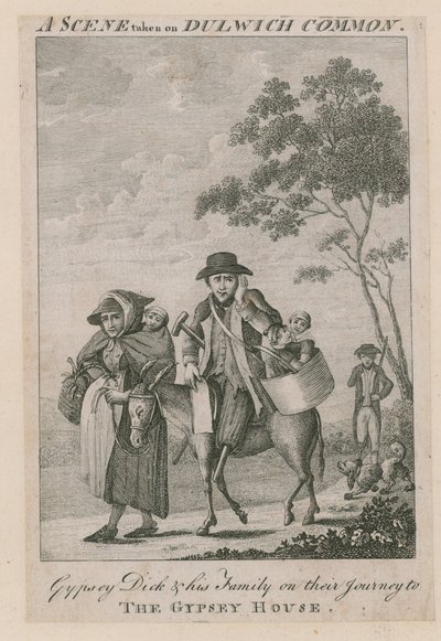 En scene taget på Dulwich Common af English School