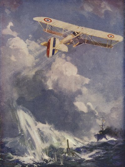 Et vandfly bomber en ubåd af English School