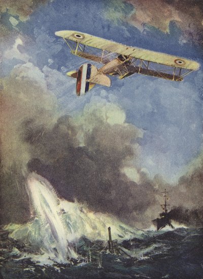 Et vandfly bomber en ubåd af English School
