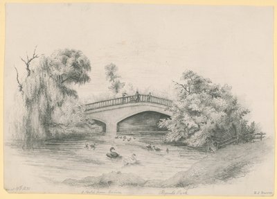 En skitse fra naturen, Regents Park af English School