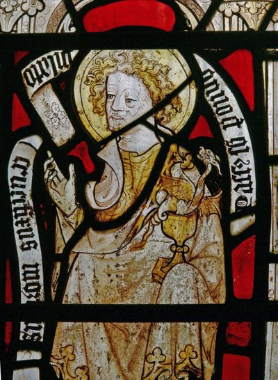 Et sydvindue forestillende St. John af English School