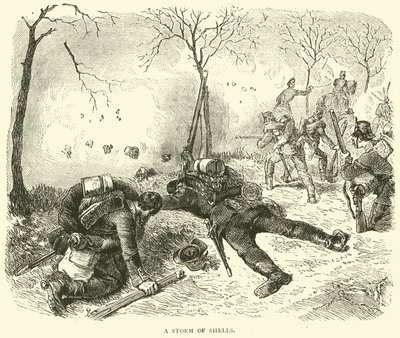 En storm af skaller, januar 1871 af English School